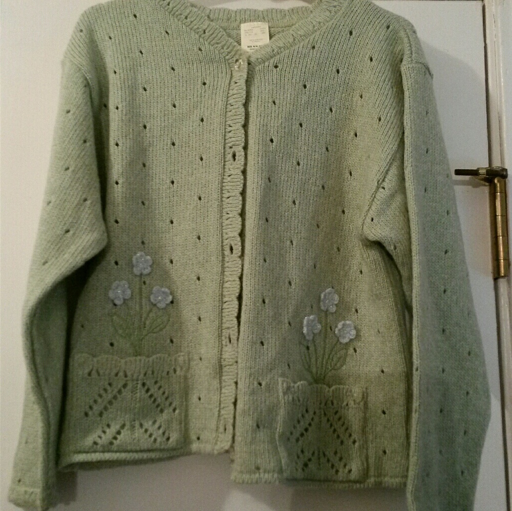 Mint Green Cardigan Sweater Never Worn